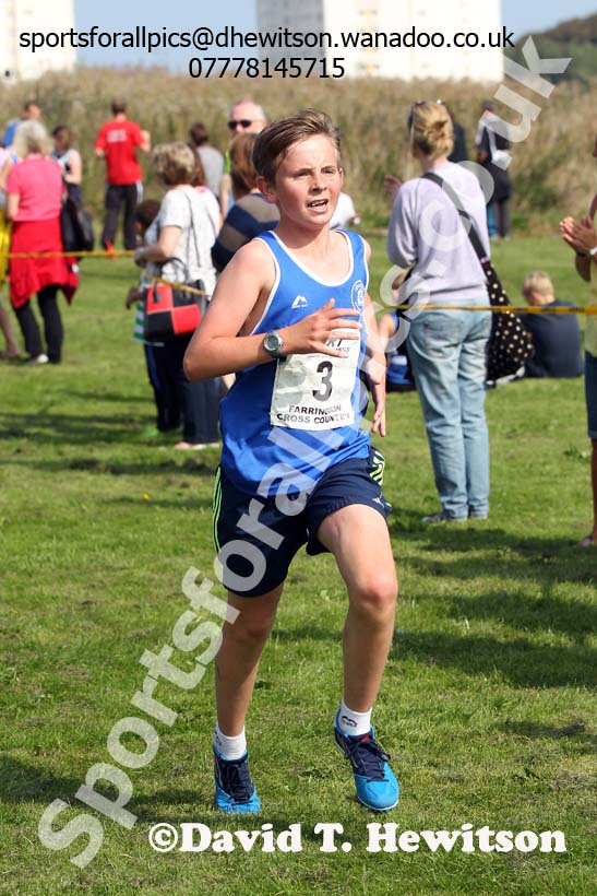 Boys under-15s Sunderland Harreirs Cross Country. Photo: David T. Hewitson/Sports for All Pics